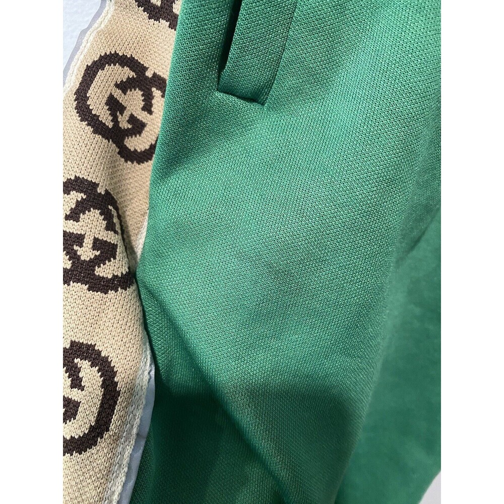 Gucci side-stripe technical shorts Green Shorts Mens Sz L Authentic - Picture 8 of 8